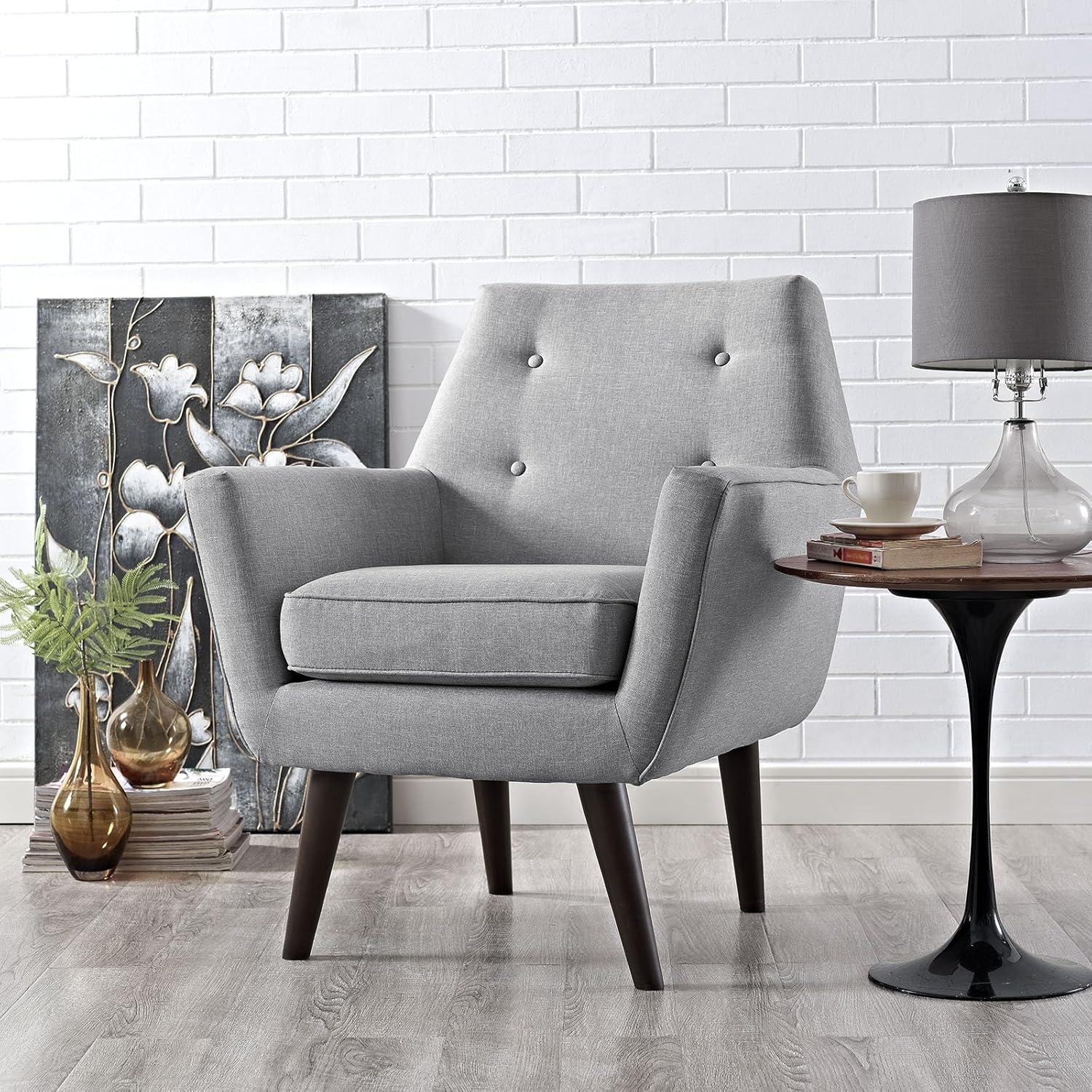 Posit Mid Century Upholstered Armchair by Modway