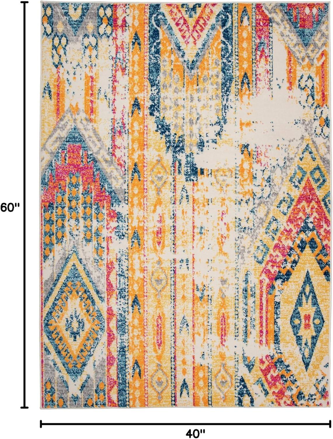 World Rug Gallery Bohemian Geometric Modern Area Rug