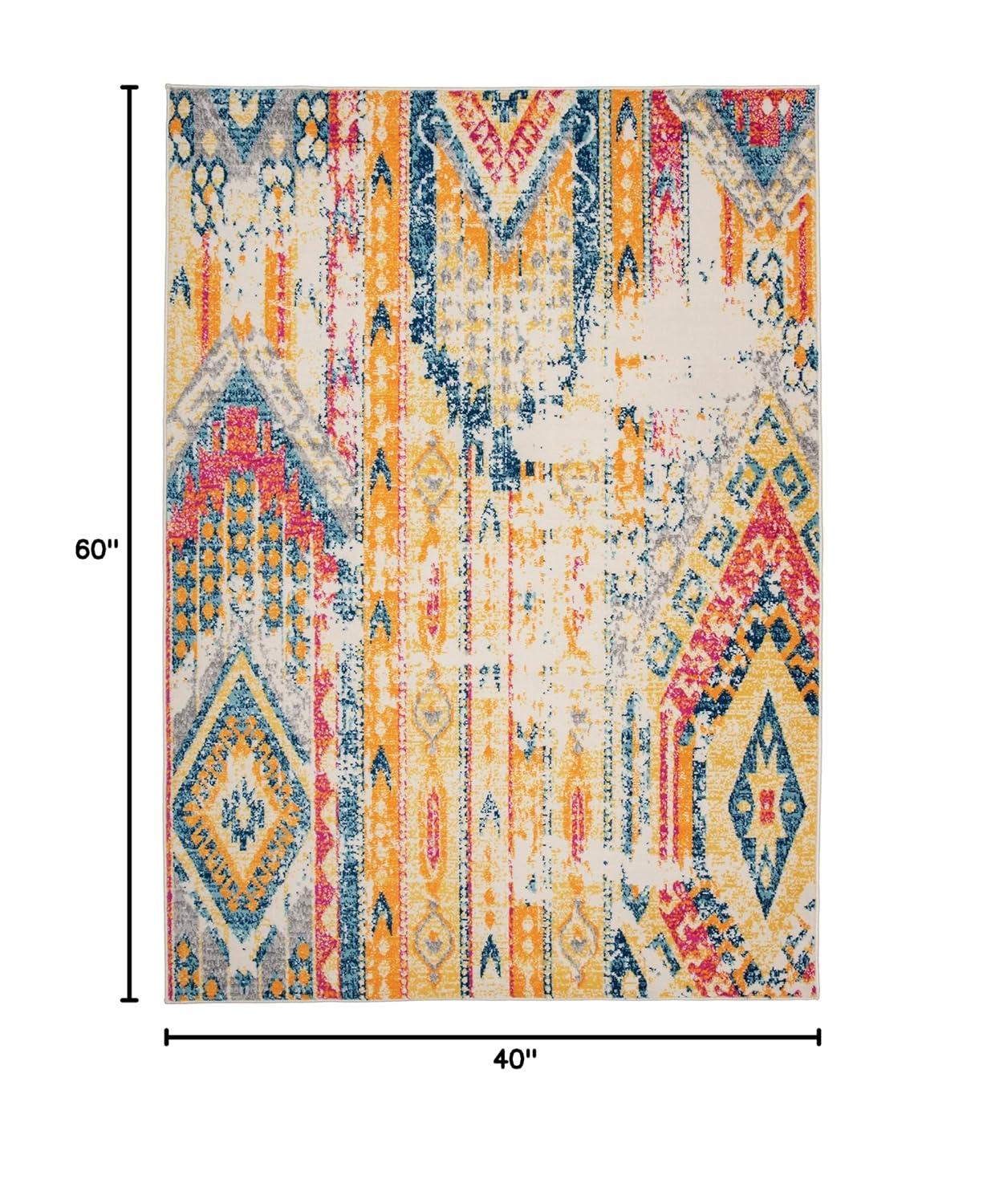 World Rug Gallery Bohemian Geometric Modern Area Rug