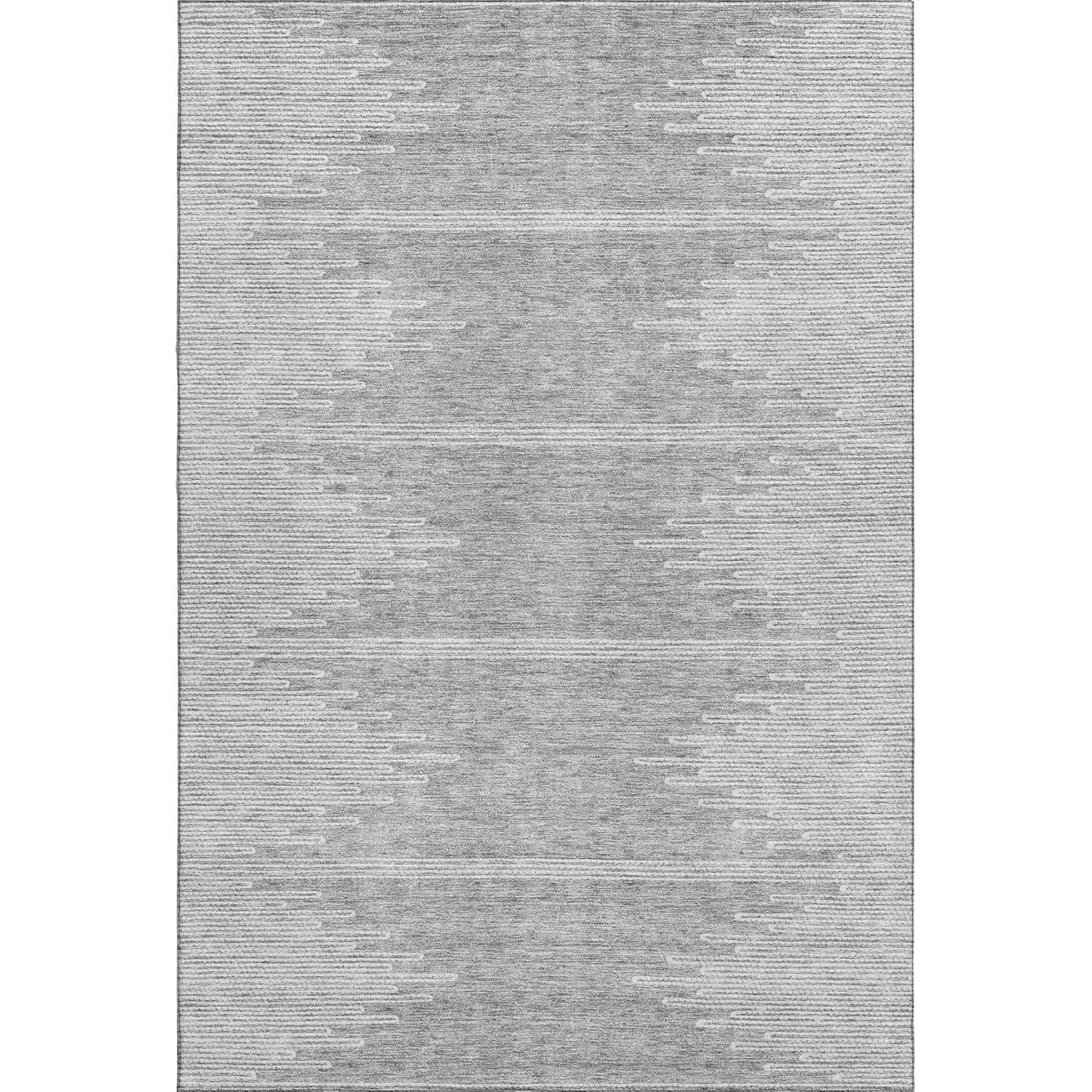 Addison Rugs Mayfield AMF647 Gray 2'6" x 3'10" Indoor Premium Machine Washable Rug, Silky Soft, Easy Clean, Non Shedding, Bedroom, Living Room, Dining Room, Kitchen, Patio Rug