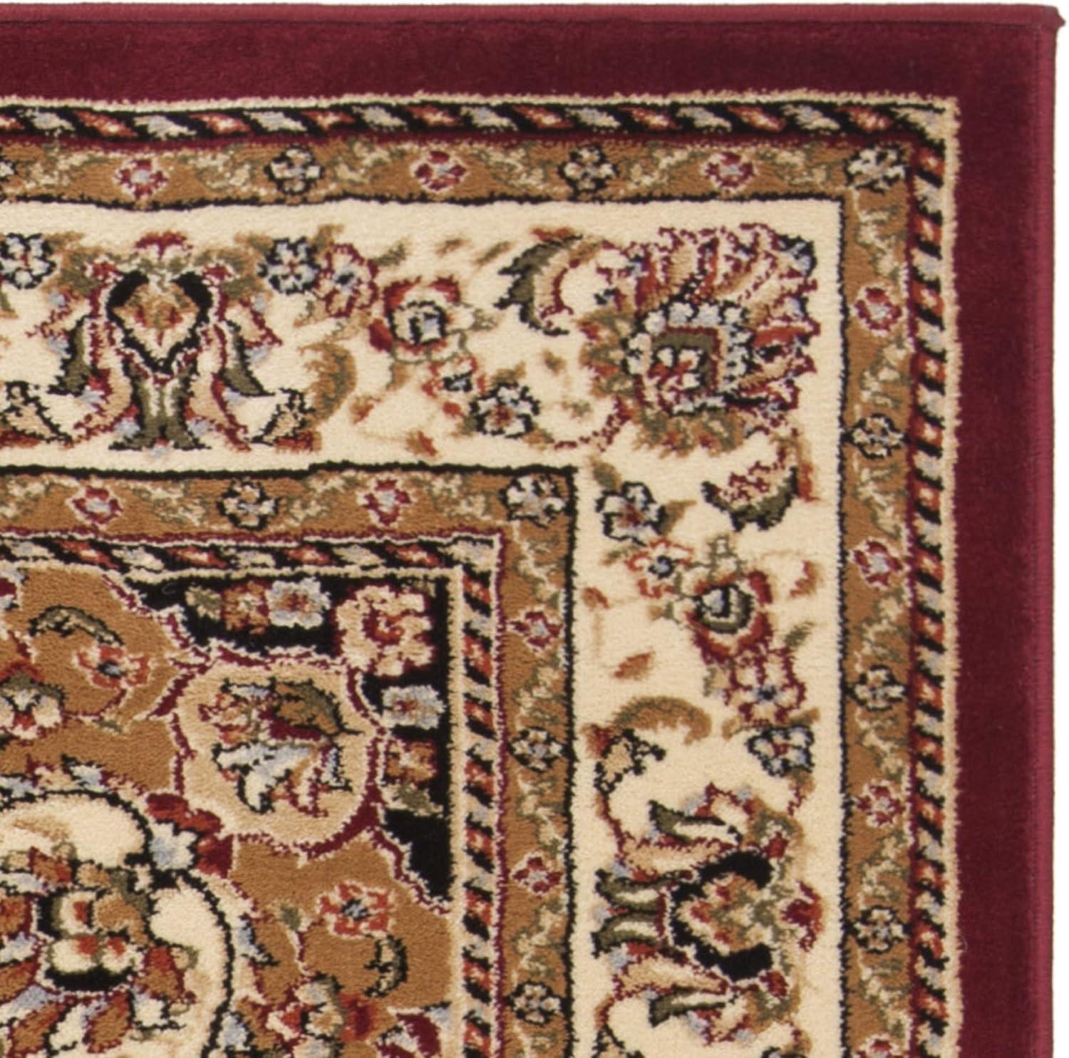 Lyndhurst LNH329 Power Loomed Area Rug - Red/Ivory - 8'x11' - Safavieh