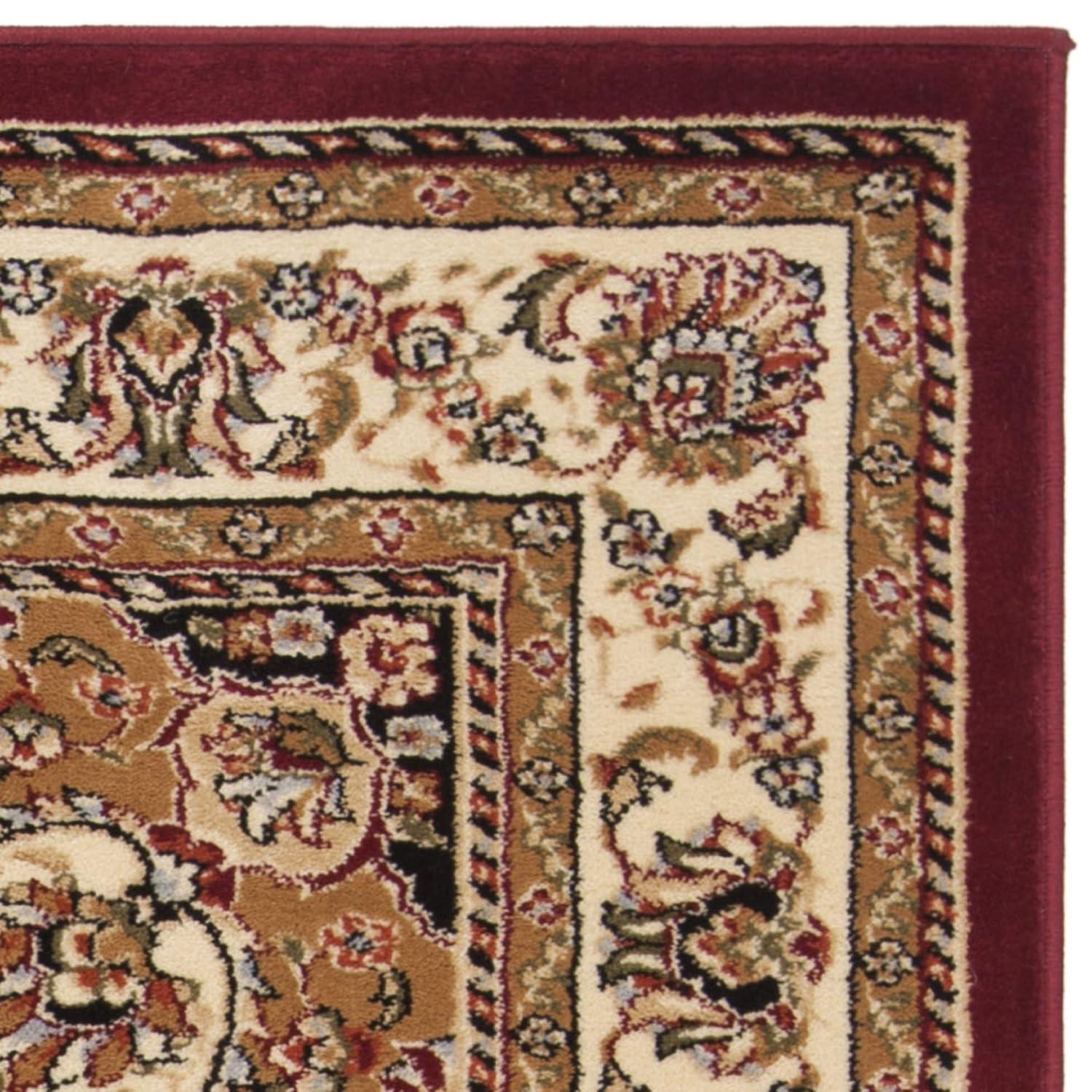 Lyndhurst LNH329 Power Loomed Area Rug - Red/Ivory - 8'x11' - Safavieh