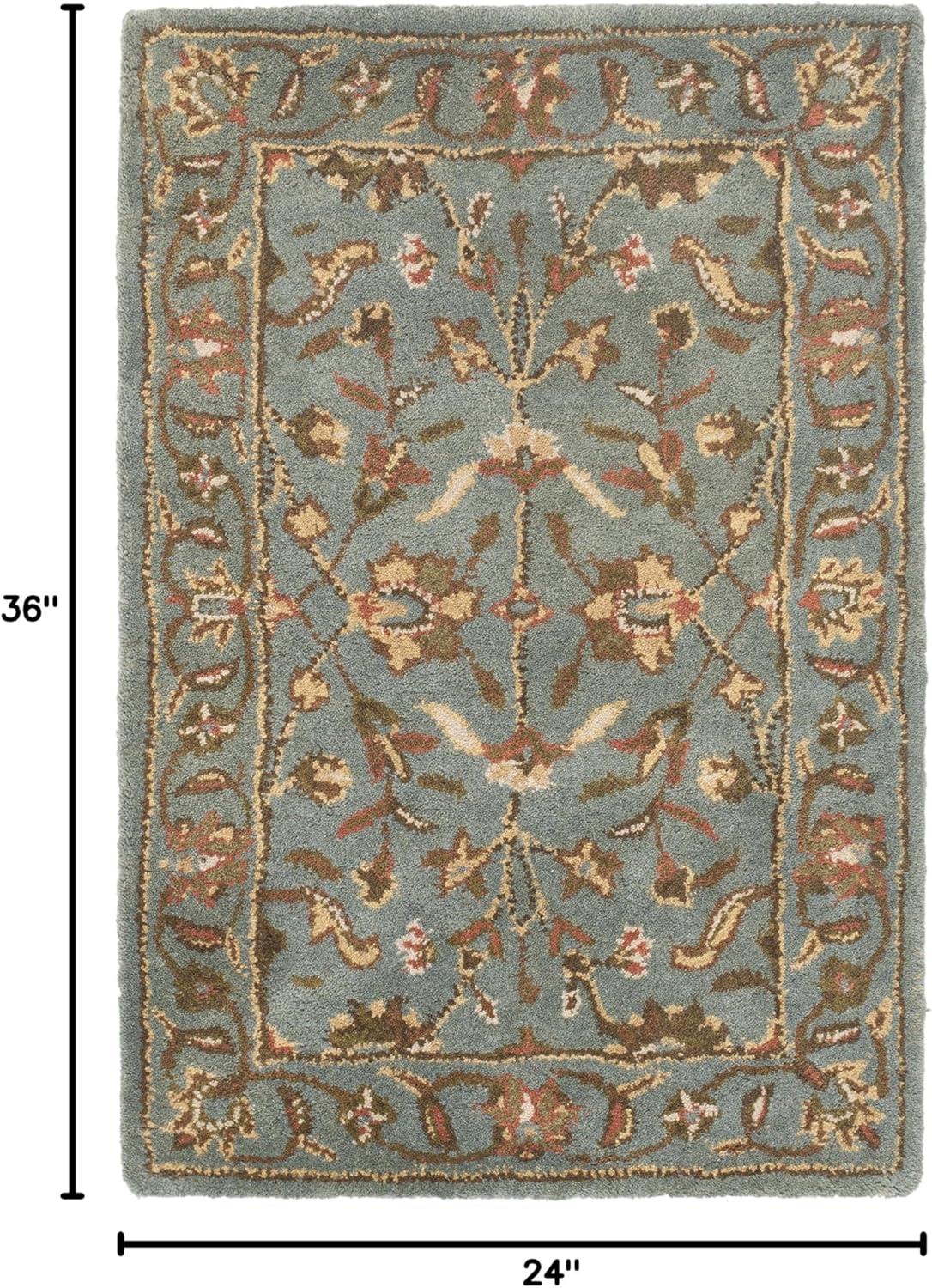 SAFAVIEH Heritage Leinster Traditional Wool Area Rug, Blue, 8' x 10'