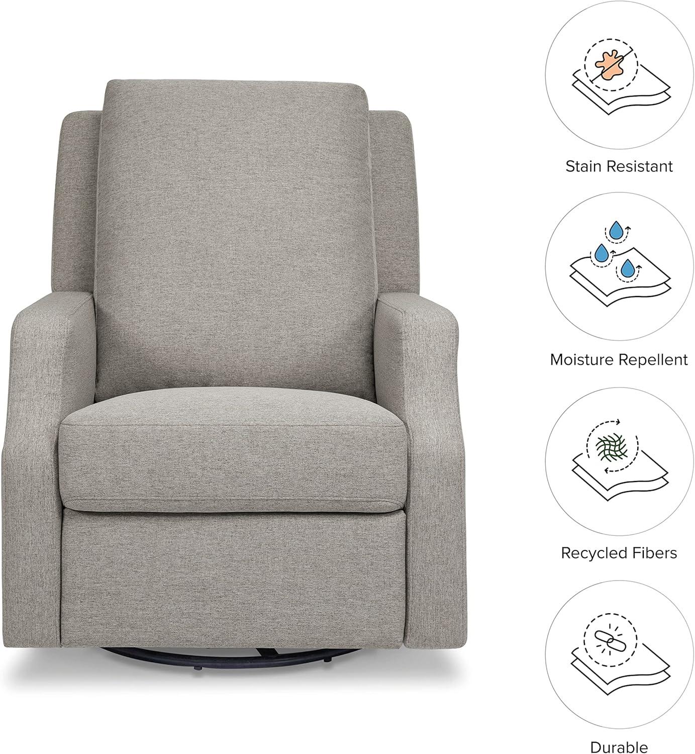 Crewe Upholstered Swivel Reclining Glider