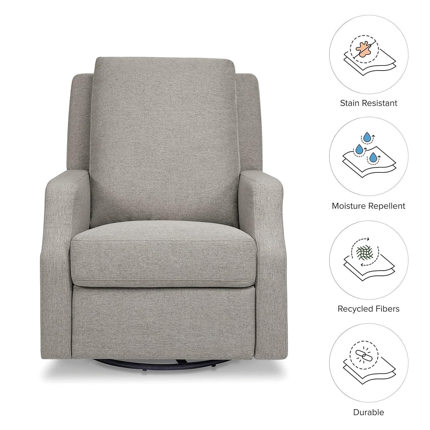 Crewe Upholstered Swivel Reclining Glider