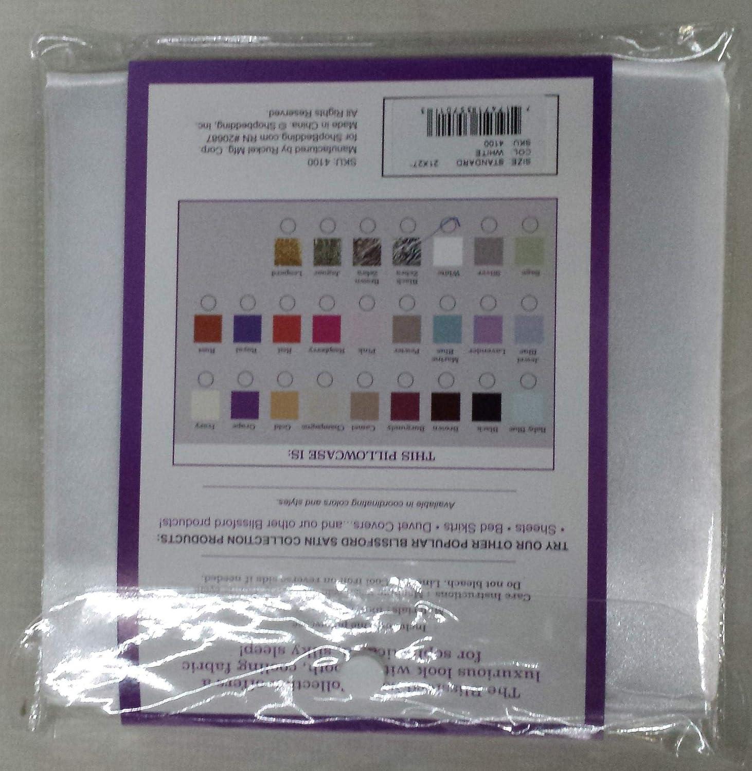 Shopbedding Blissford Satin Pillowcase with Zipper