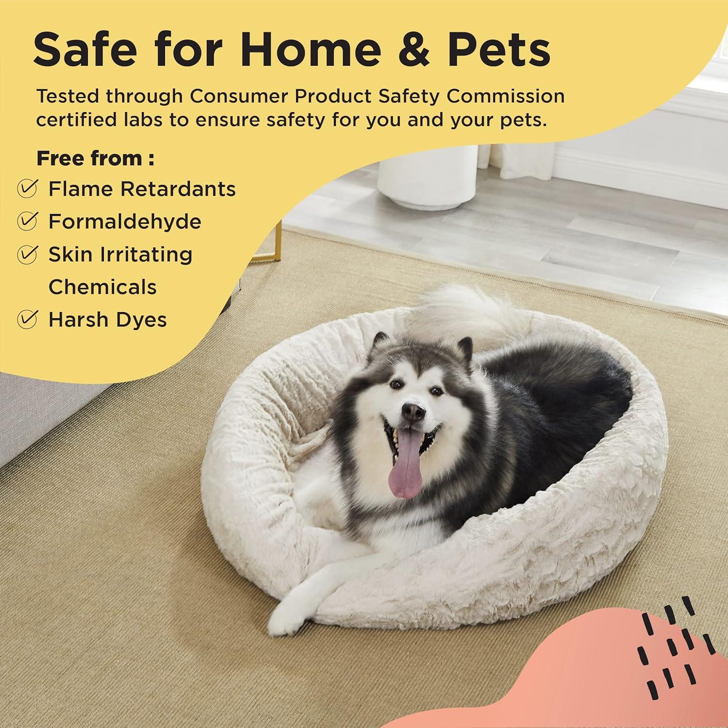 Best Friends By Sheri Best Friends by Sheri Bundle The Original Calming Lux Donut Cuddler Pet Bed/Throw