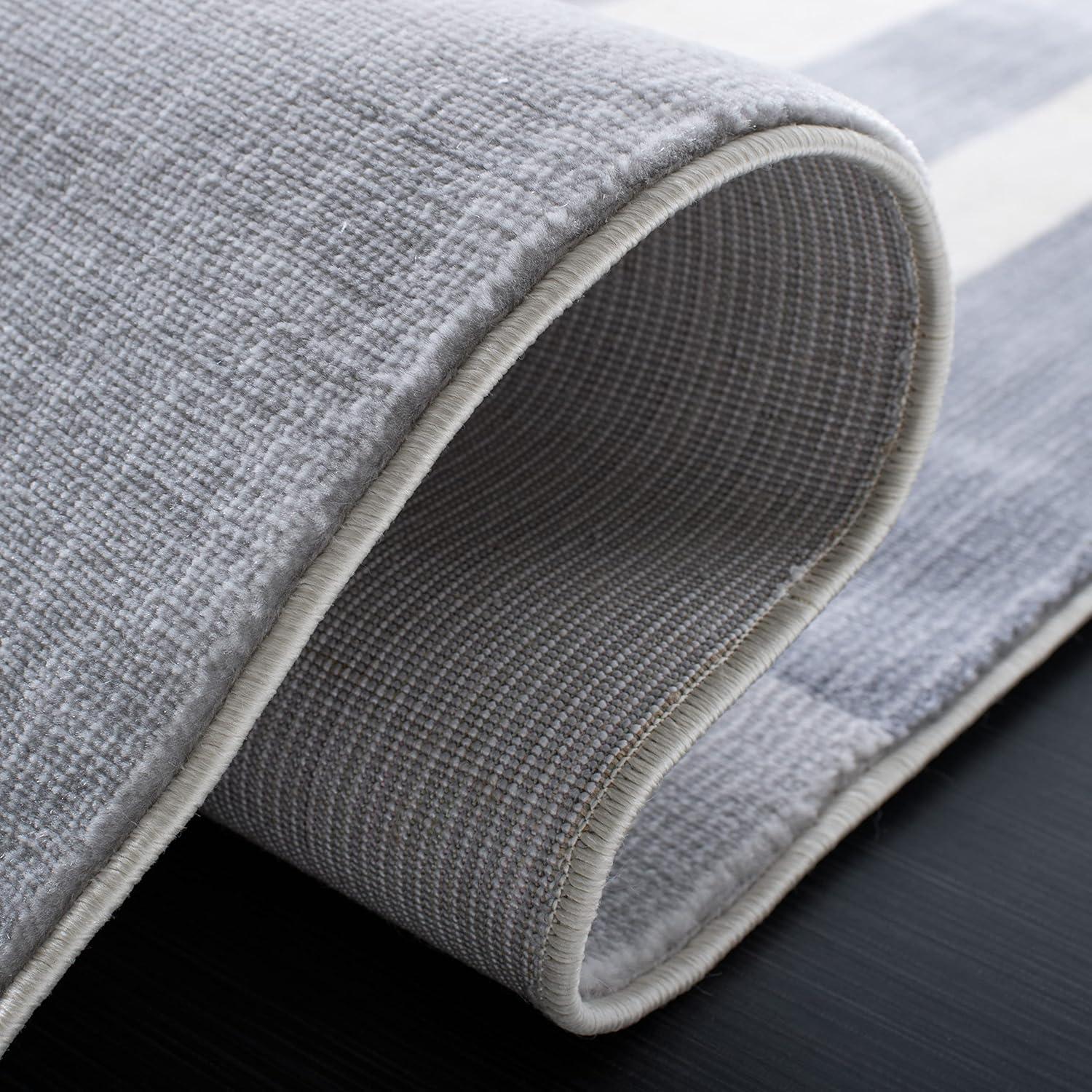 Orwell ORW397 Power Loomed Indoor Accent Rug - 3'x5' - Charcoal/Beige - Safavieh