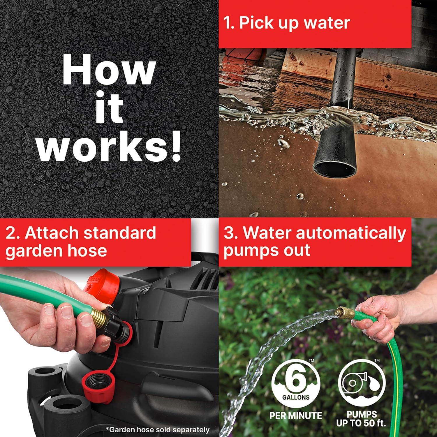 Shop-Vac 12 Gallon 5.0PHP Wet Dry Pump Vacuum