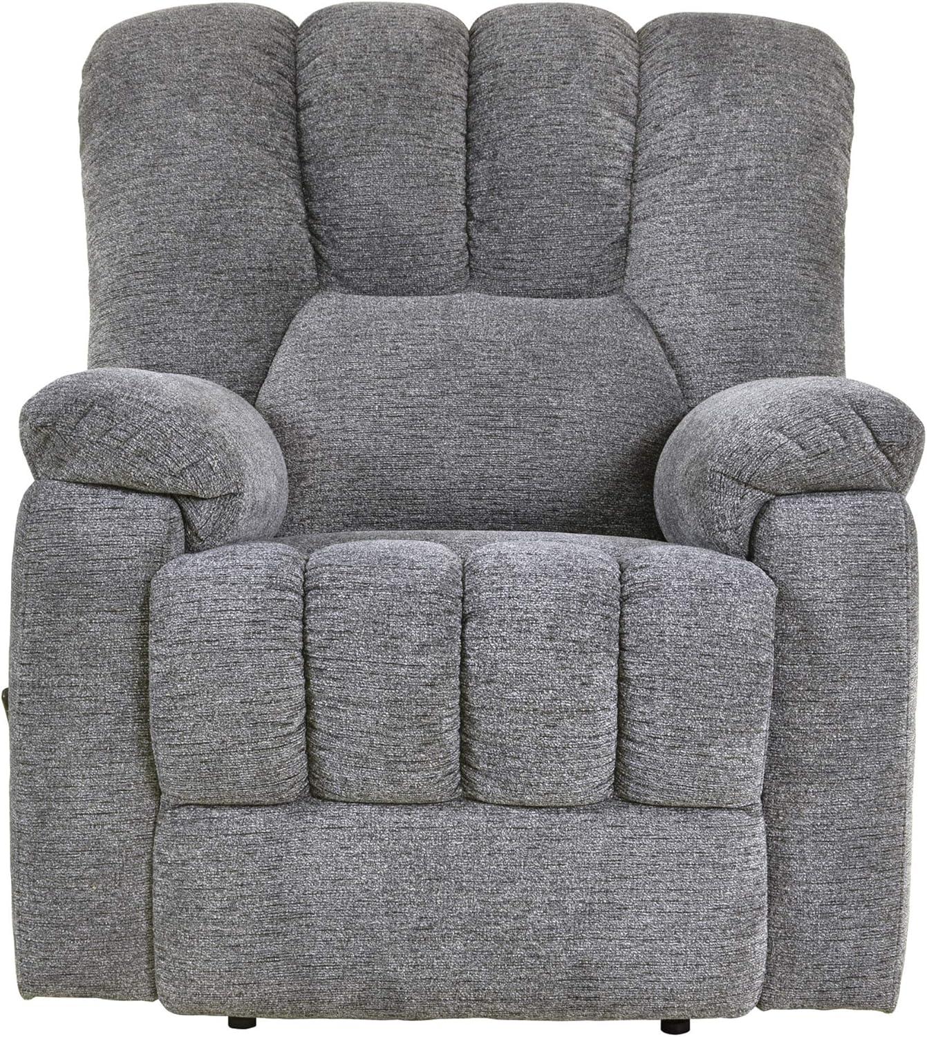 Lexicon Annaliese Chenille Recliner in Gray