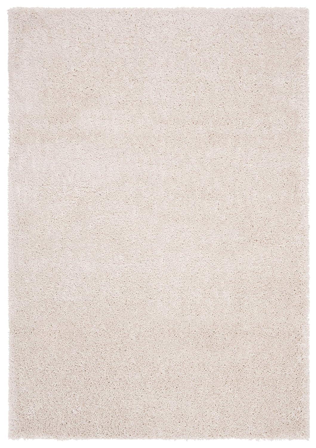 August Shag 900 AUG900 Power Loomed Indoor Area Rug - Beige - 5'3"x7'6" - Safavieh