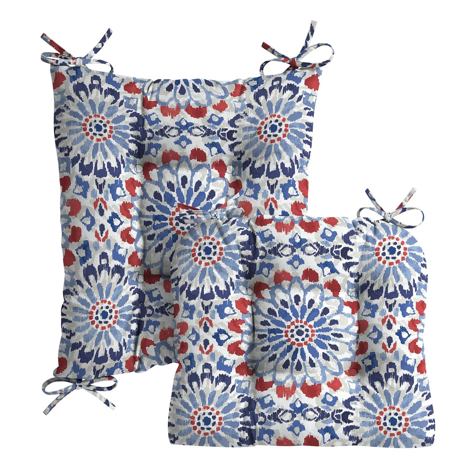 ARDEN Arden Plush Indoor/Outdoor Rocking Chair Cushion Set, 18 x 20
