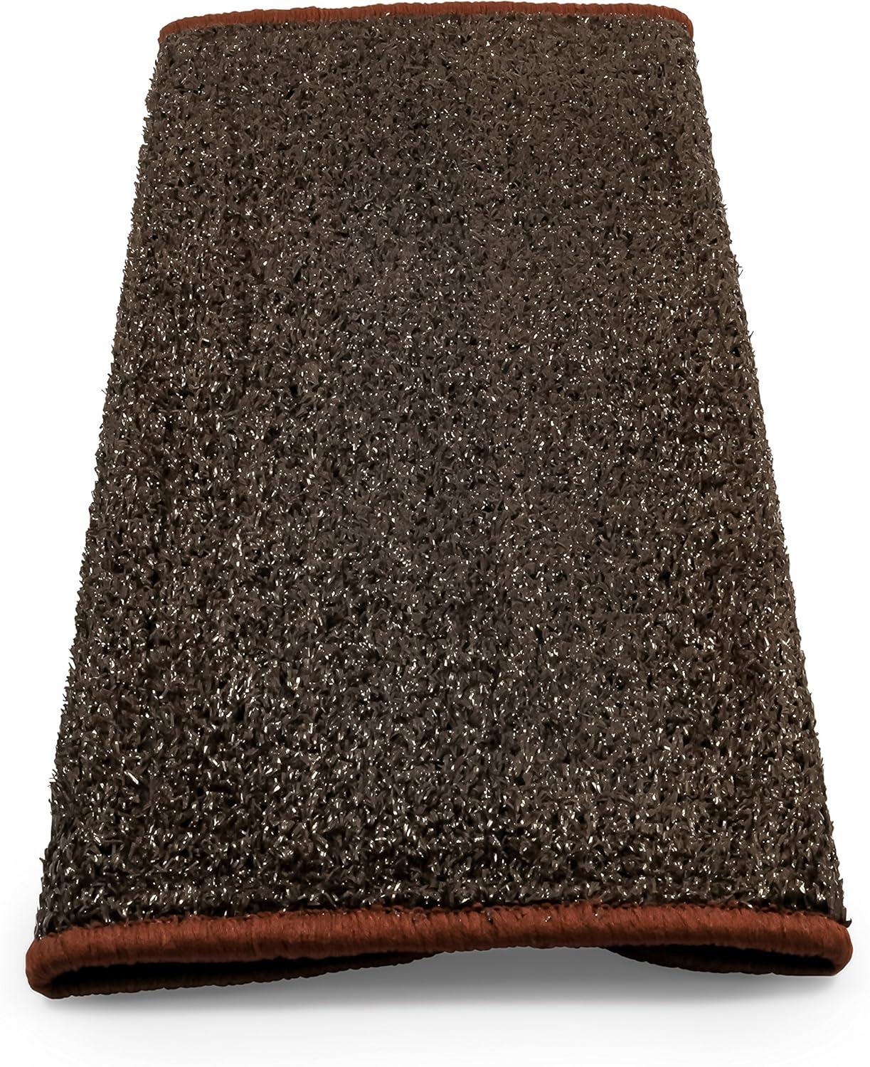 Camco Step Rug - Artificial Turf - 22-inches, Brown (42949)
