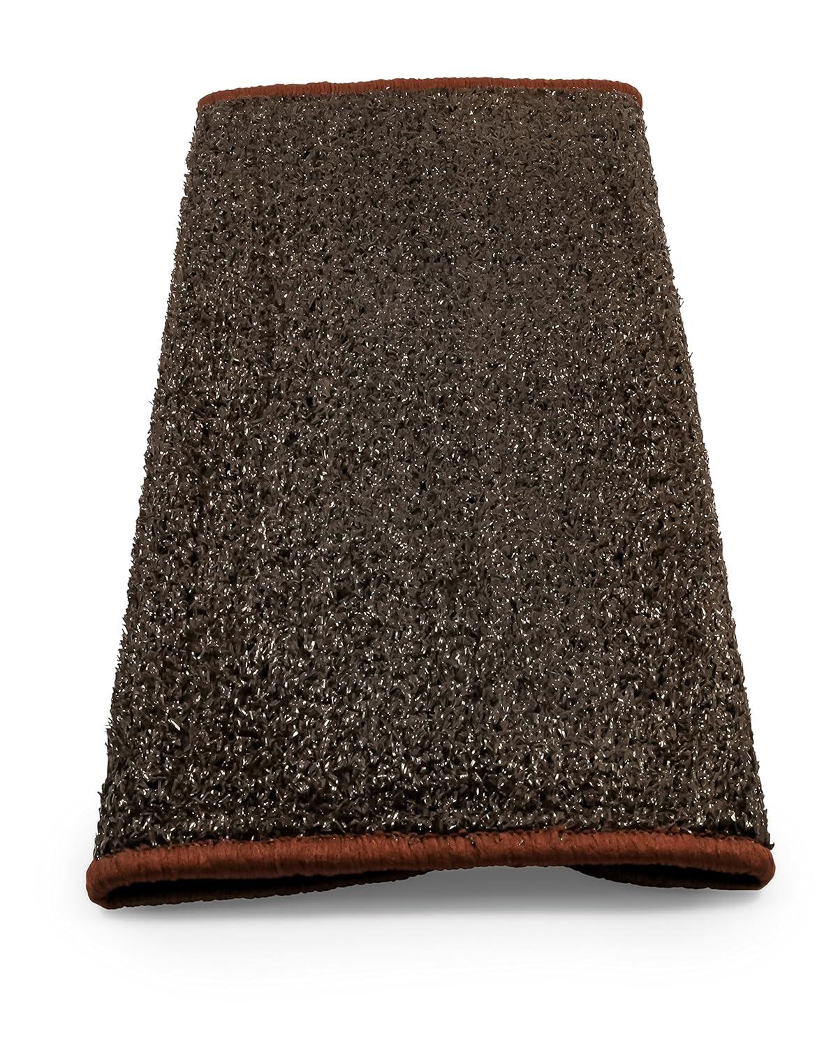 Camco Step Rug - Artificial Turf - 22-inches, Brown (42949)