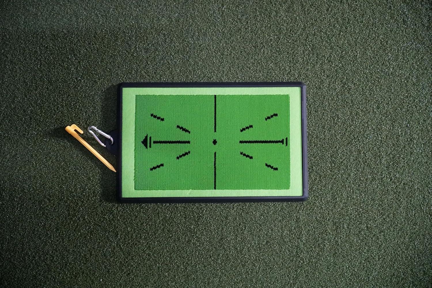 Birdie Bath Birdie Golf: Birdie Mat - Pro Premium Swing Training Mat, Analyze Swing Path & Ball Impact, Portable, Indoor & Outdoor, 19.25x12.3" Sports Accessory