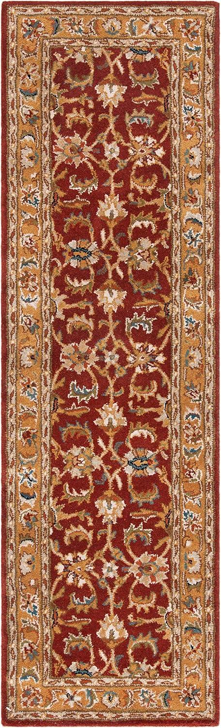 SAFAVIEH Classic Gloria Traditional Wool Area Rug, Rust/Camel, 2'3" x 4'