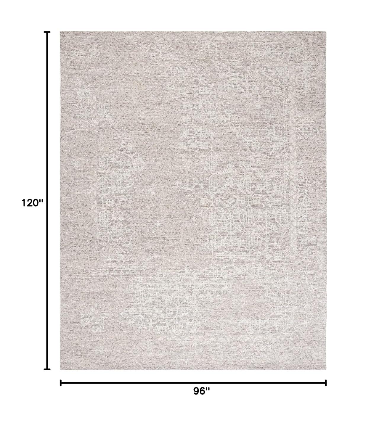 Metro MET905 Hand Tufted Area Rug - Natural/Ivory - 8'x10' - Safavieh.