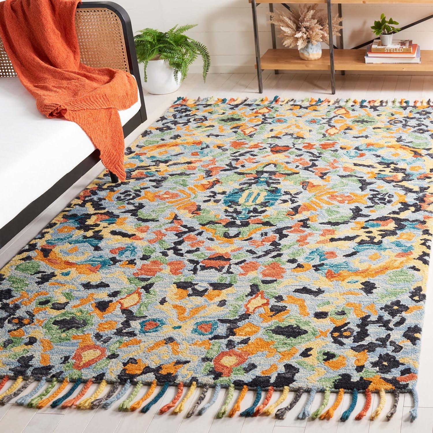 Safavieh Hand Tufted Wool;Cotton Abstract Indoor Rug