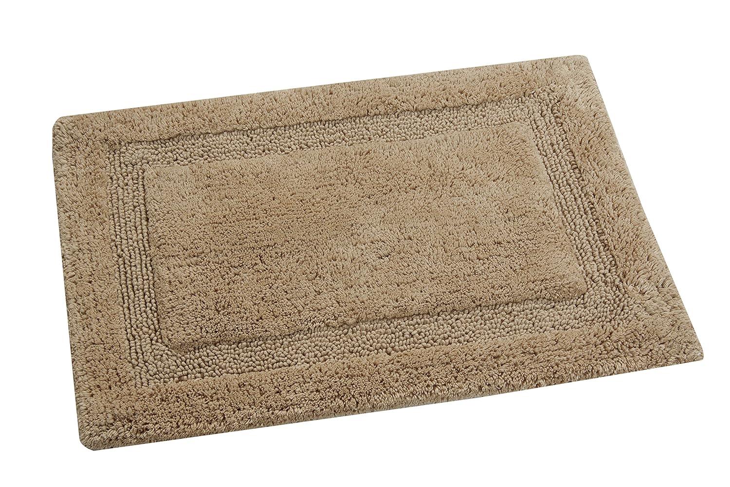 Saffron Fabs  Cotton Regency Bath Rug Beige 24 x 36