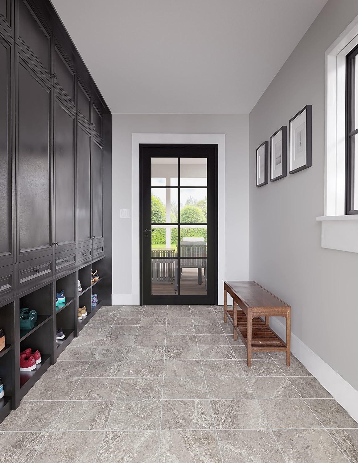 Daltile Perpetuo 12" x 12" Porcelain Marble Look Floor & Wall Tile