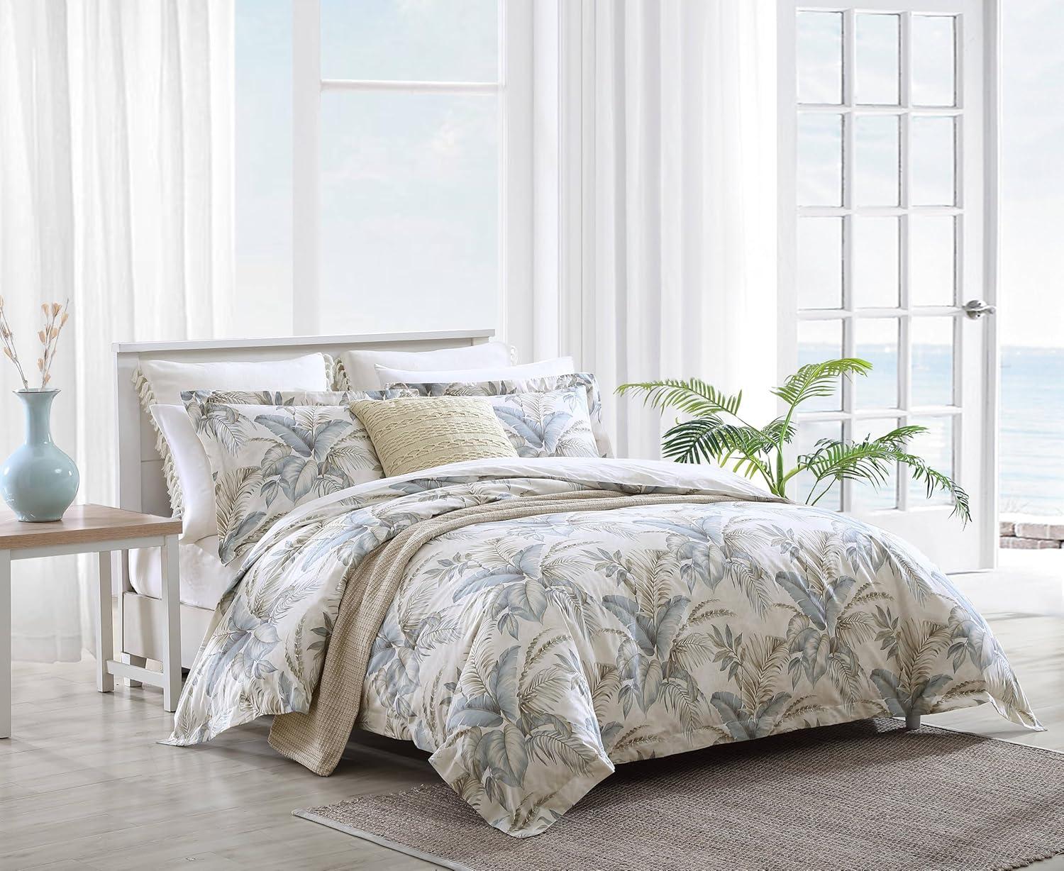 Tommy Bahama Bakers Bluff Blue Cotton Comforter Set