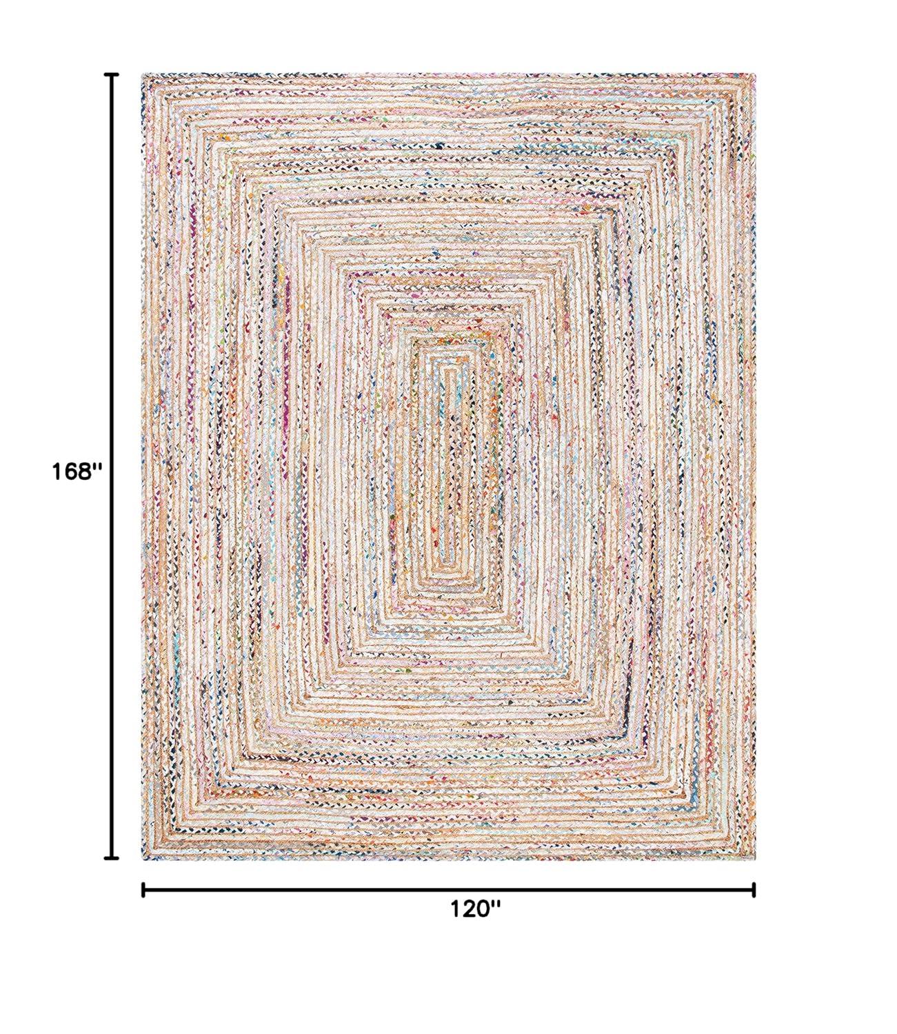 Cape Cod CAP202 Woven Indoor Area Rug - Beige/Multi - 10'x14' - Safavieh