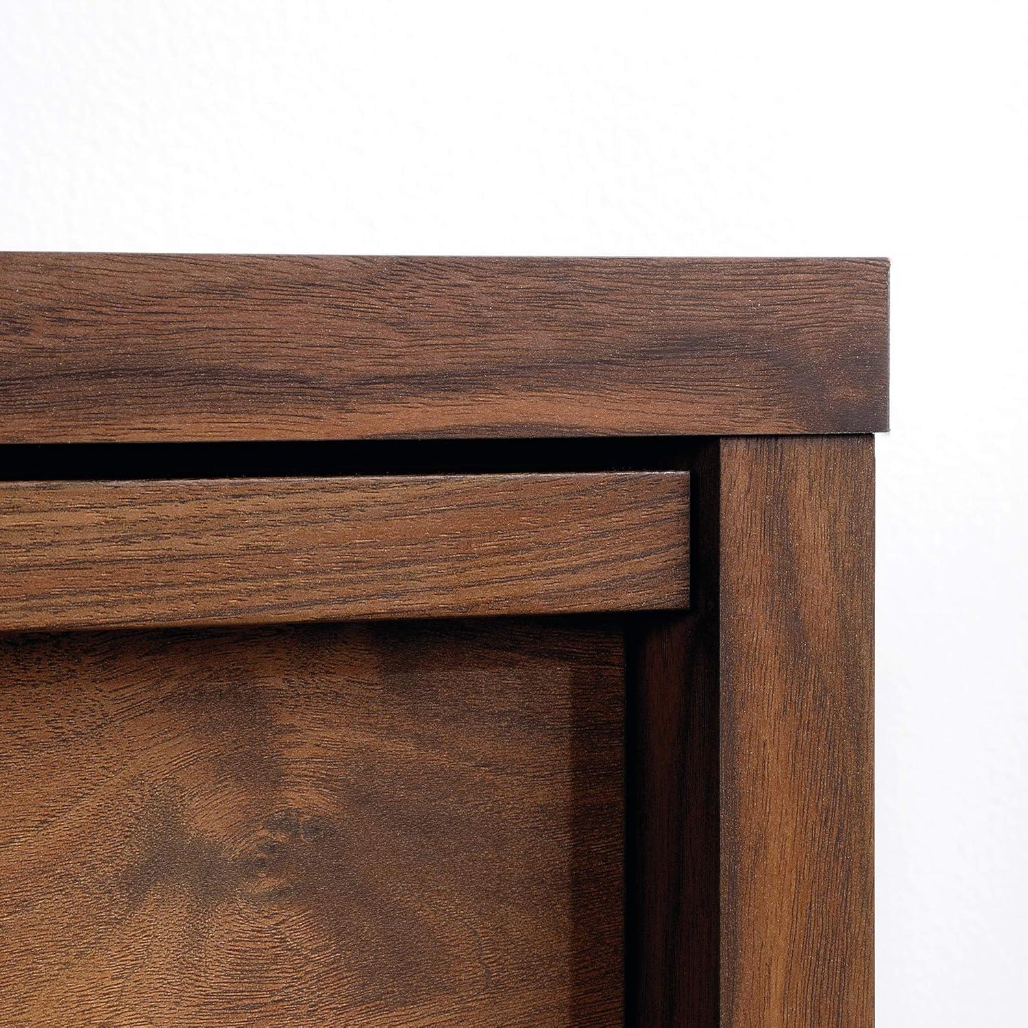 Sauder Harvey Park 4-Drawer Dresser, Grand Walnut Finish