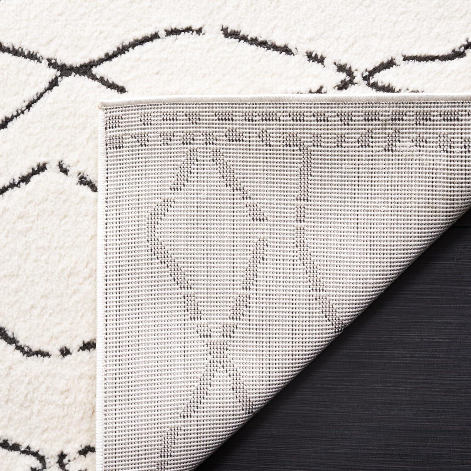 Casablanca CSB847 Hand Tufted Indoor Area Rug - Ivory/Brown - 8'x10' - Safavieh