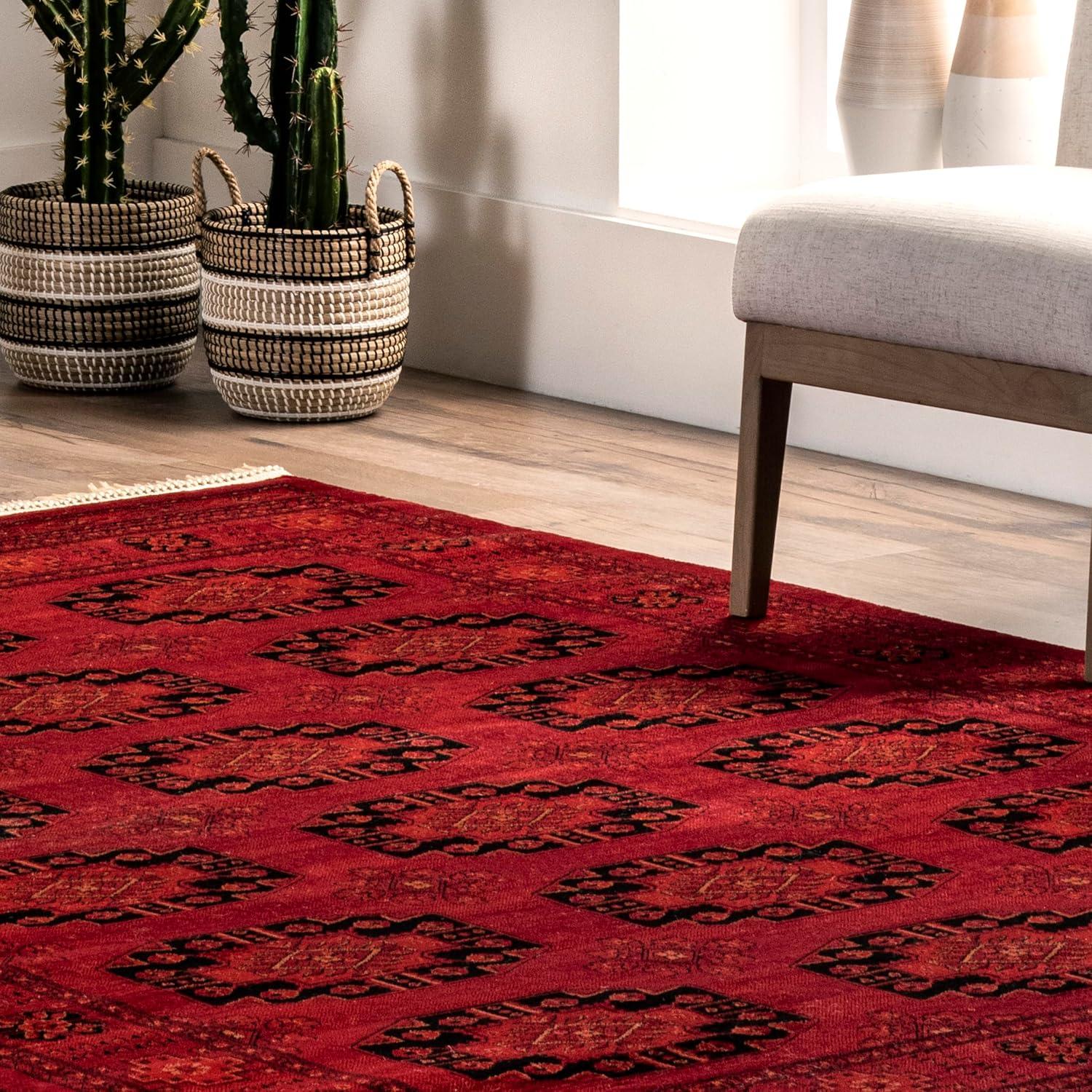 NULOOM Diandra Traditional Motif Indoor Area Rug