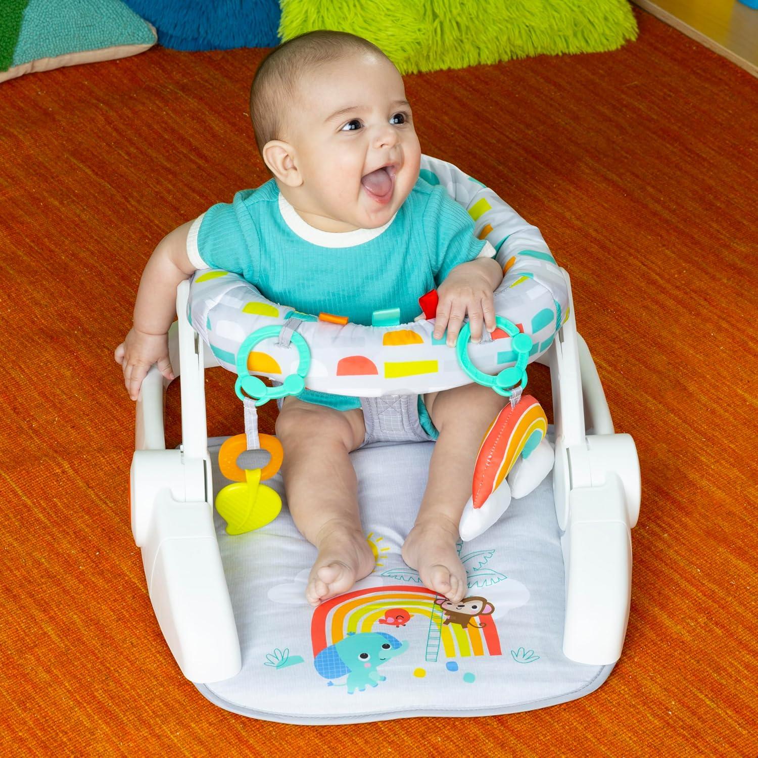 Bright Starts Learn-to-Sit 2-Position Floor Seat - Playful Paradise