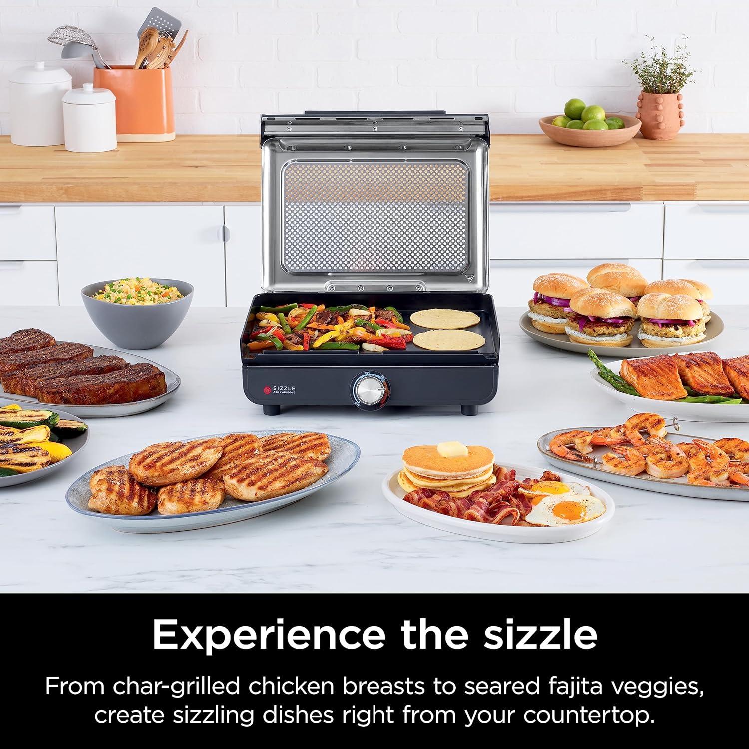 Ninja ® Sizzle ™ Smokeless Indoor Grill & Griddle
