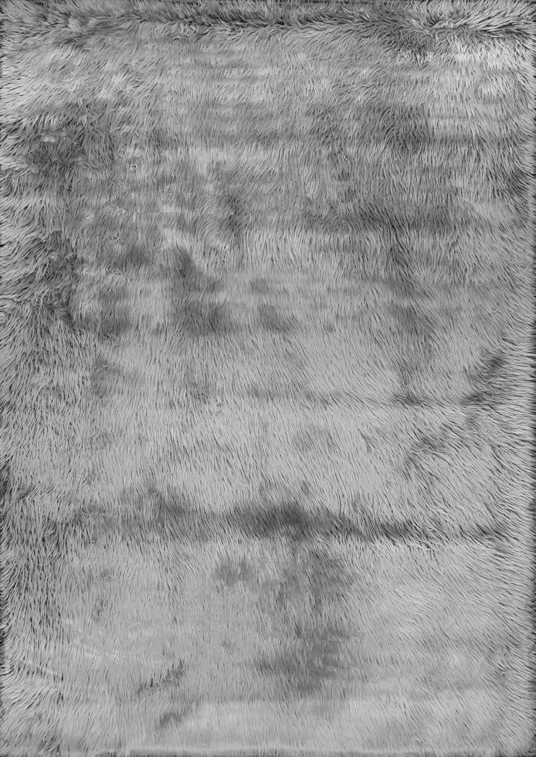 Nuloom Cloud Shag Area Rug Gray 5' x 7'