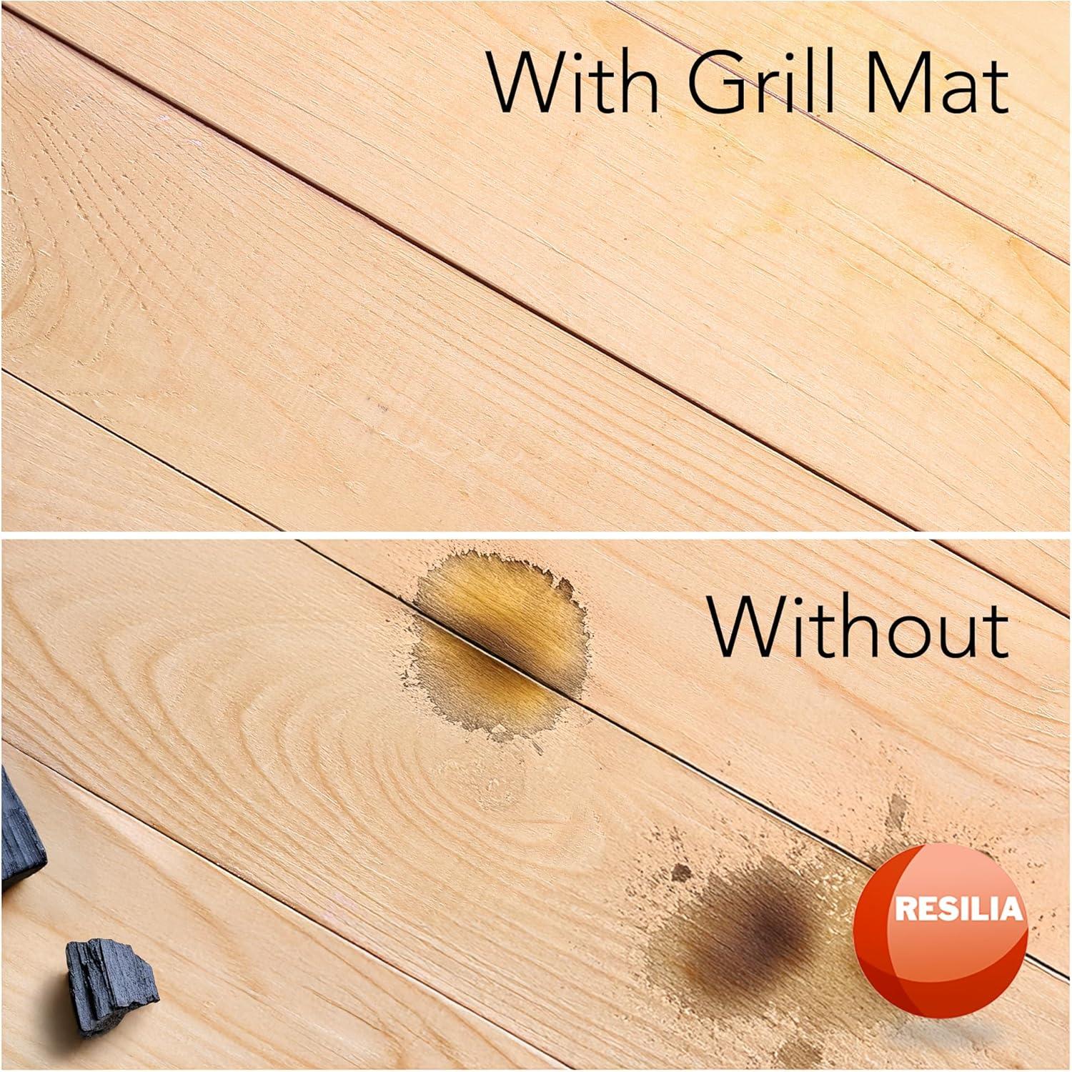 Resilia Plastic Grill Grid Mat