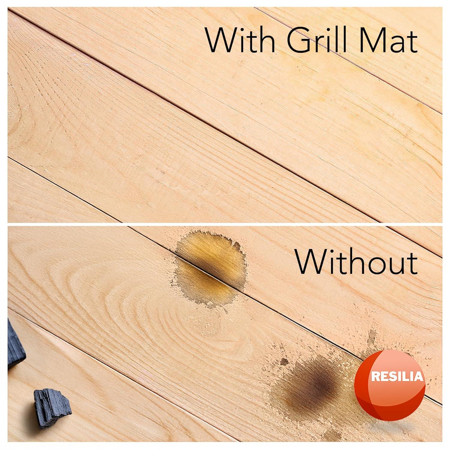 Resilia Plastic Grill Grid Mat