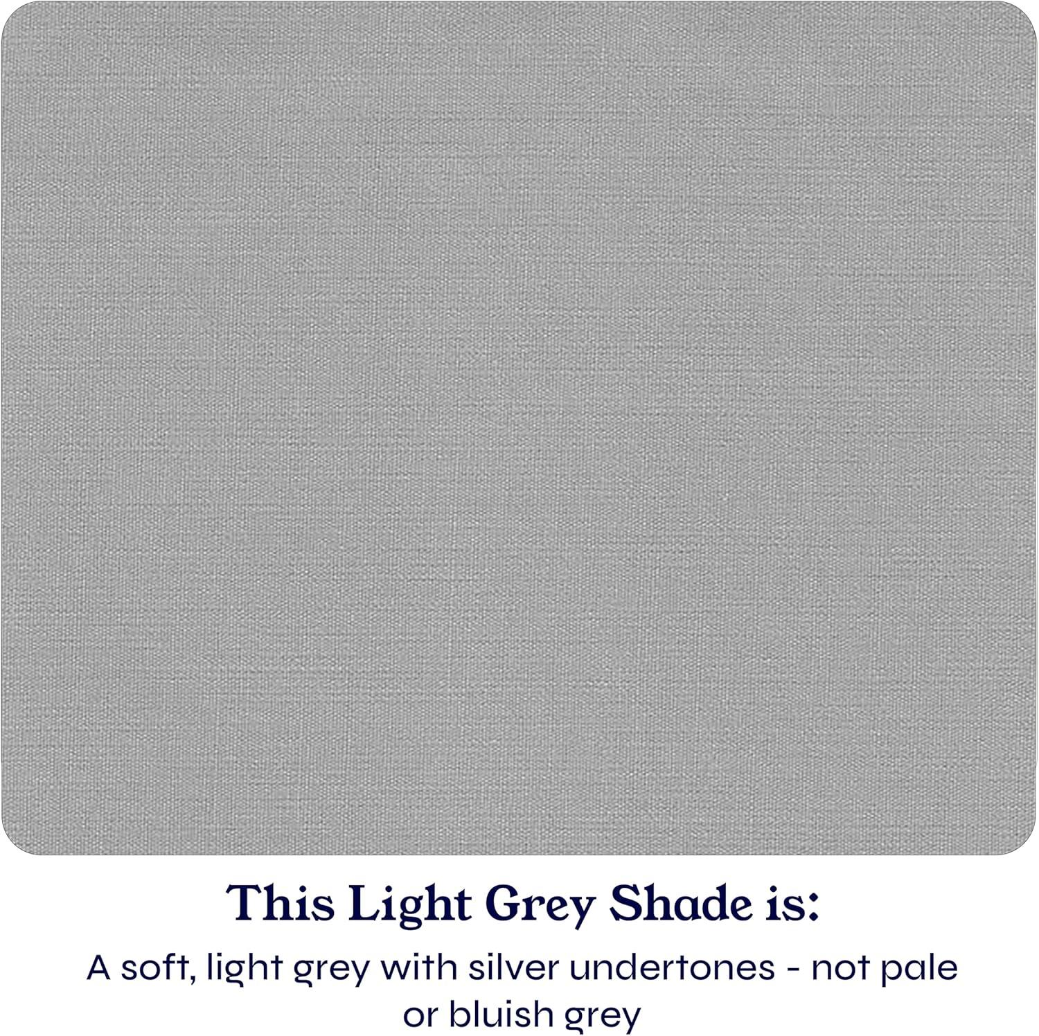 Flat Sheet Only, 400 Thread Count 100% Cotton Sateen, Soft & Durable by California Design Den - Light Gray, King