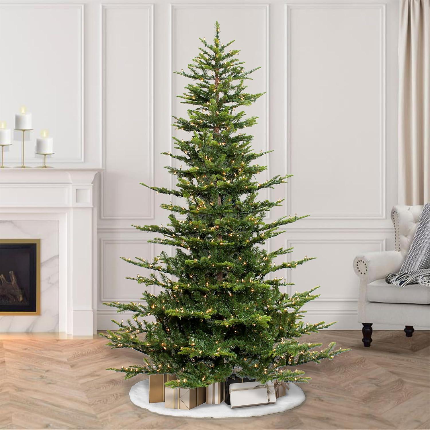 6 1/2 ft. Pre-lit Aspen Green Fir Artificial Christmas Tree 500 UL listed Clear Lights