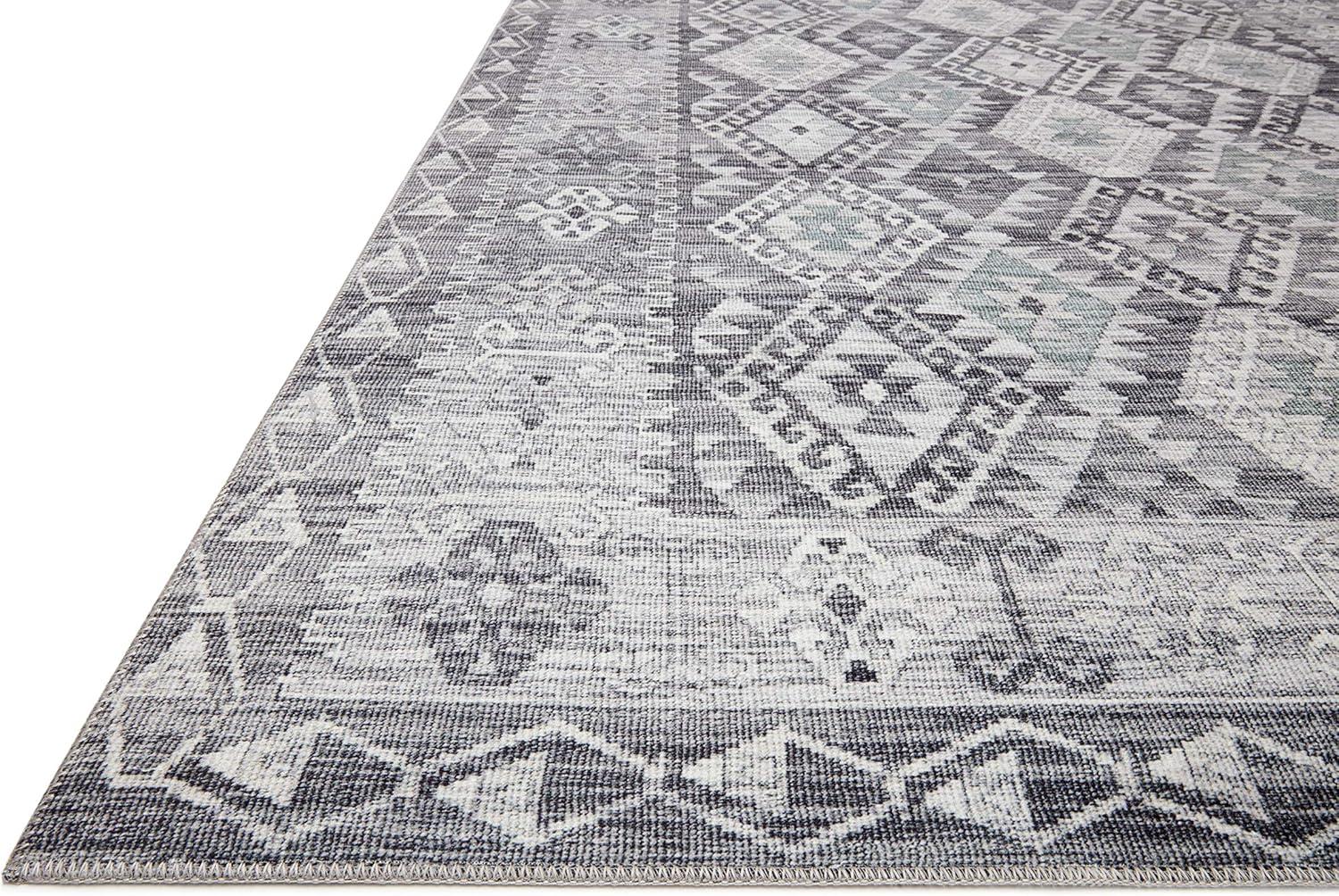 Loloi II Zion Southwestern Traditional Area Rug, Gray, 2'3" x 3'9"