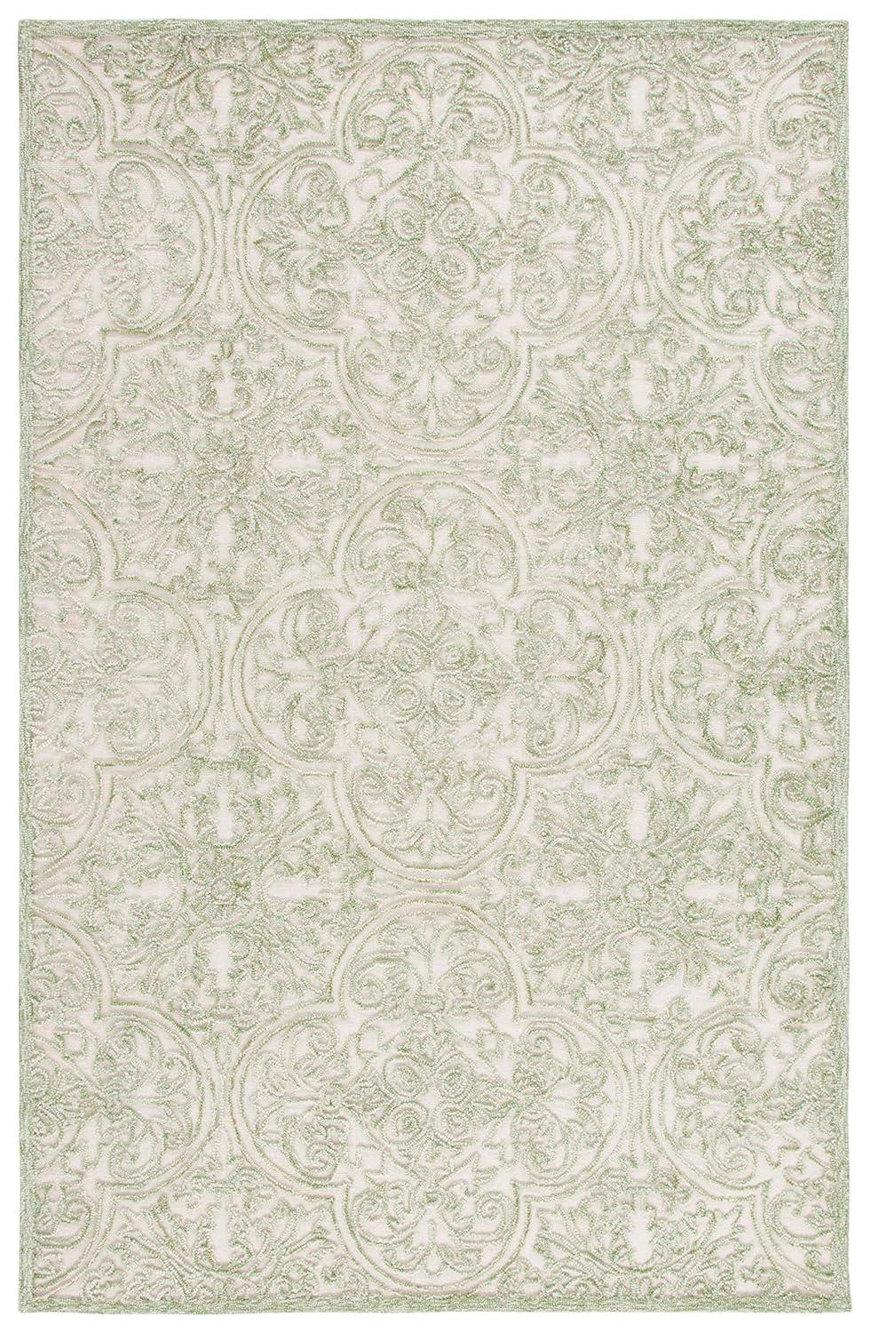 Martha Stewart Rugs Msr Trace Martha Stewart Hand Tufted Wool And Cotton With Latex Damask Rug