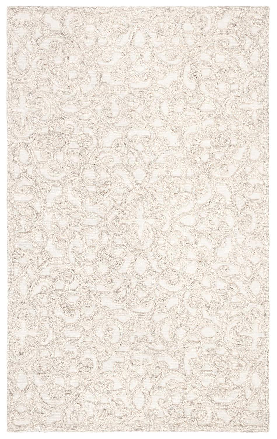 Trace TRC103 Hand Tufted Indoor Accent Rug - Camel/Ivory - 2'x5' - Safavieh