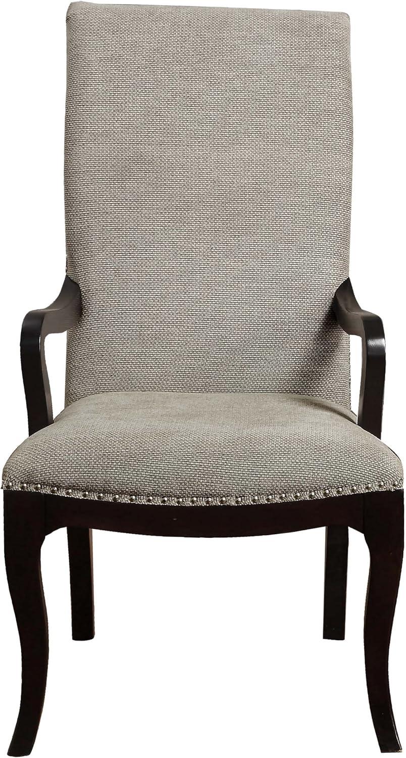 Home Elegance 5494S 42 x 31.25 x 23.5 in. Savion Side Chair - Espresso