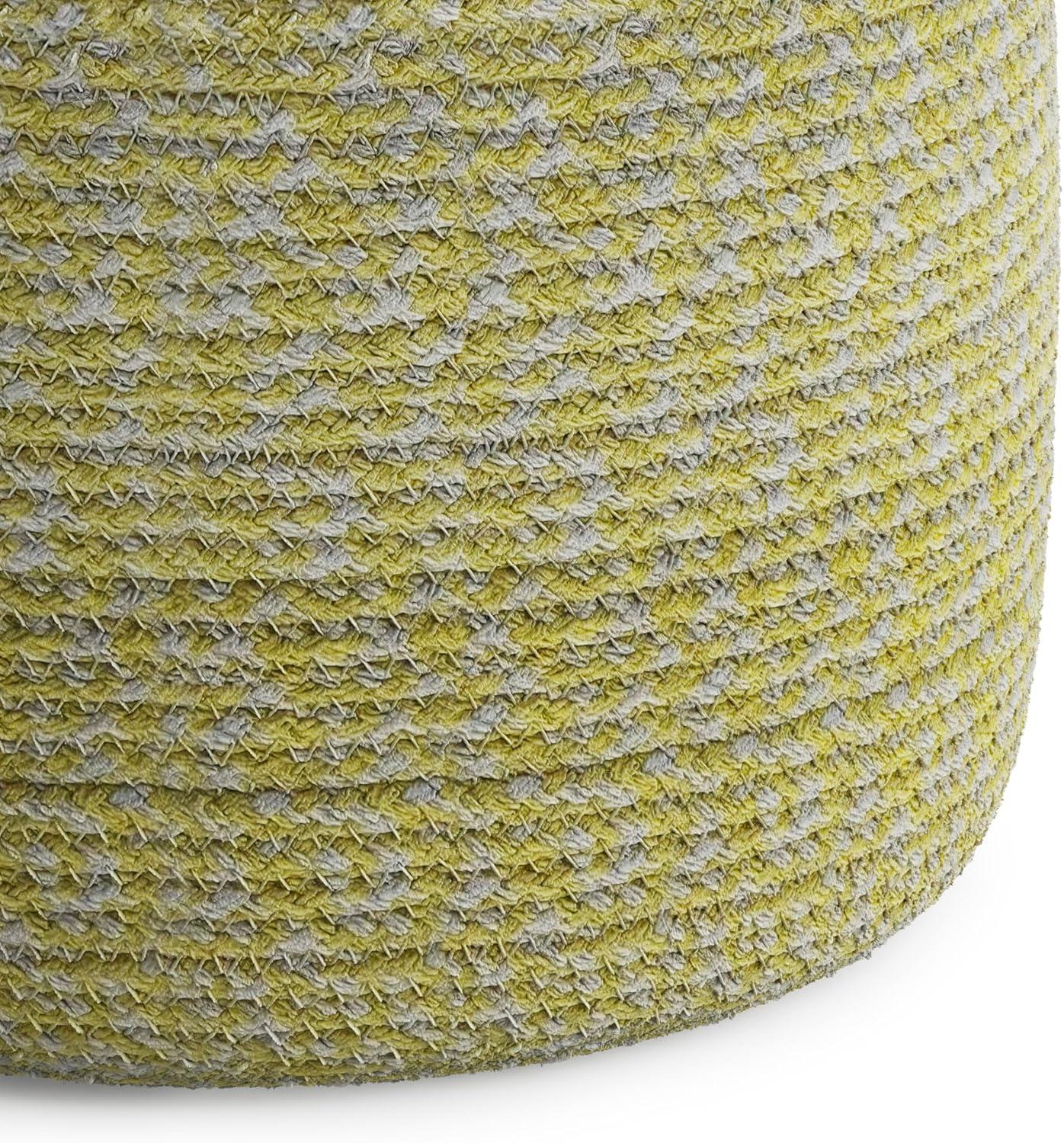 Simpli Home Bayley Upholstered Pouf
