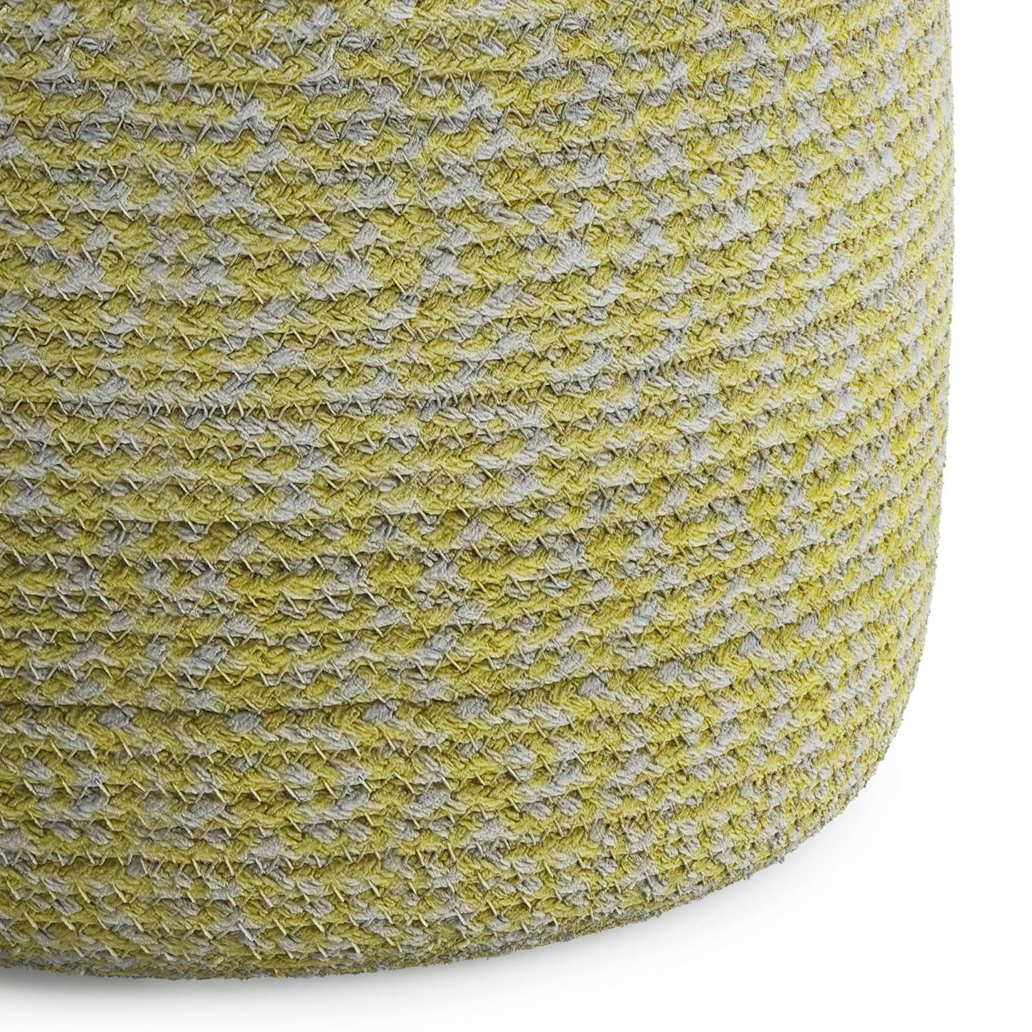 Simpli Home Bayley Upholstered Pouf