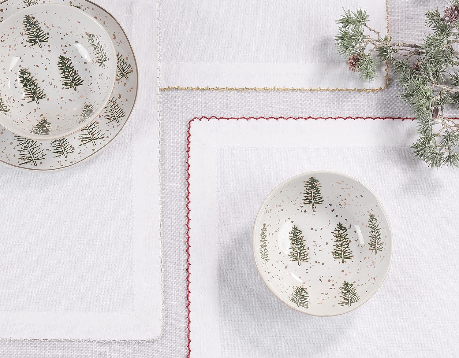 Recotting Cotton No Pattern Rectangle Placemat (Set of 4)