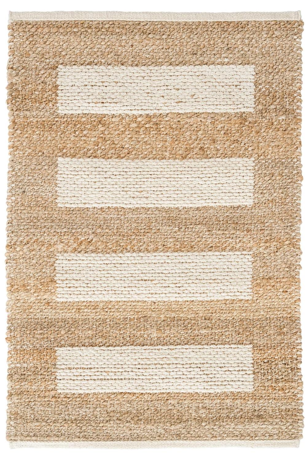 Milo Ivory Handwoven Jute/Cotton Rug