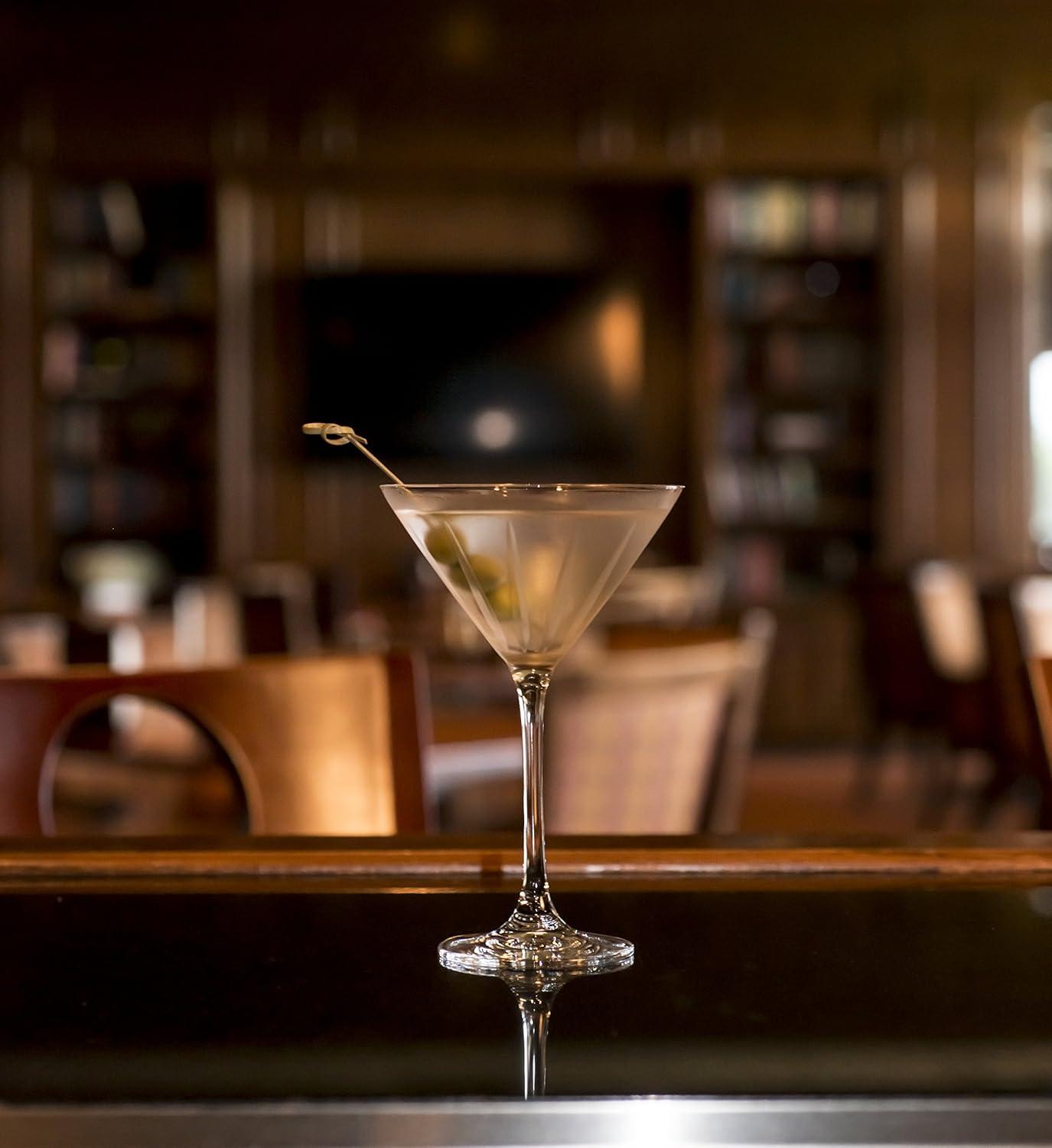 Schott Zwiesel Tritan Crystal Glass Distil Barware Collection Aberdeen Martini Cocktail Glasses (Set of 6), 8.5 oz, Clear