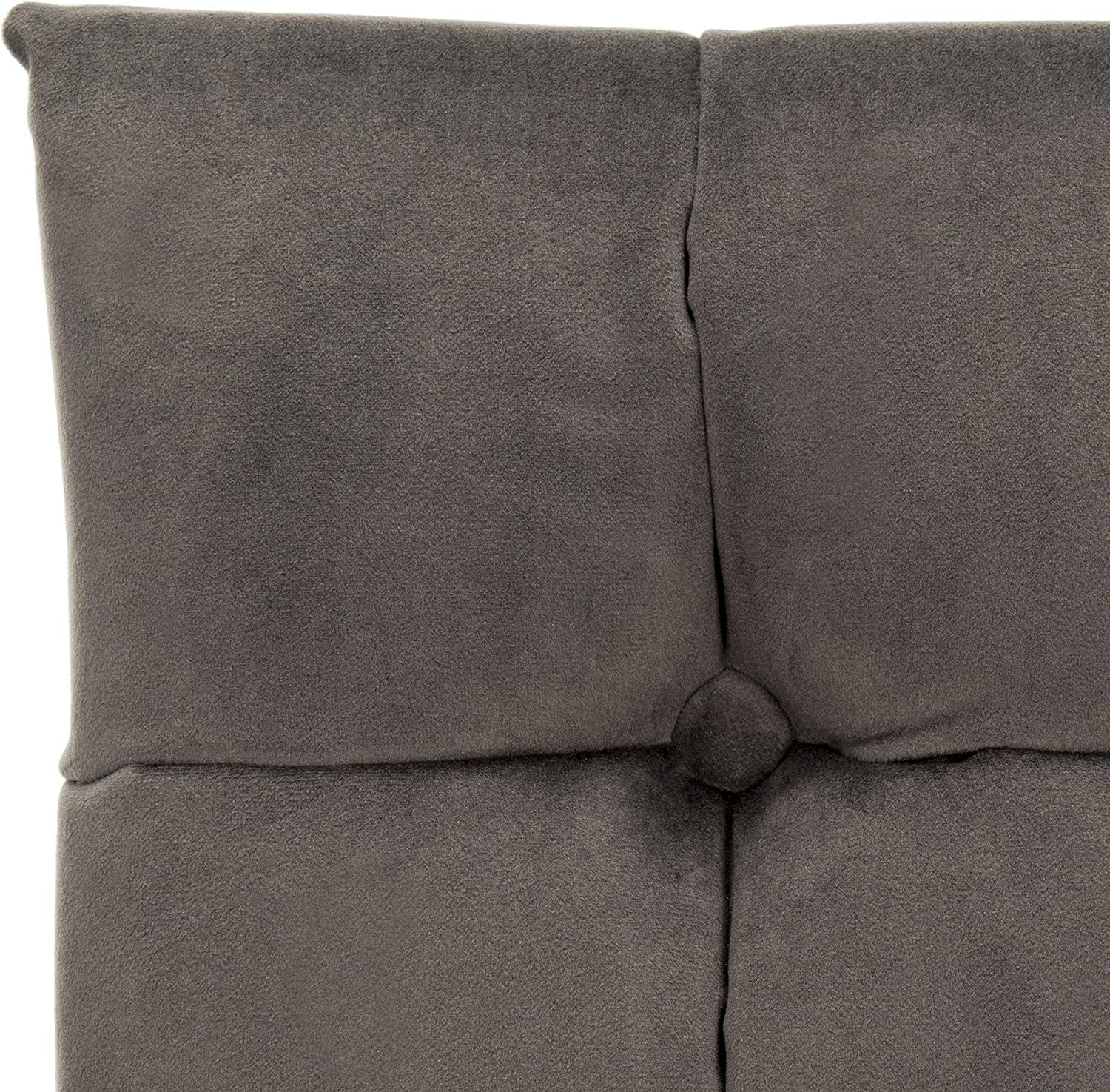 Amaris Tufted Accent Chair - ACH4503 - Shale/Black - Safavieh