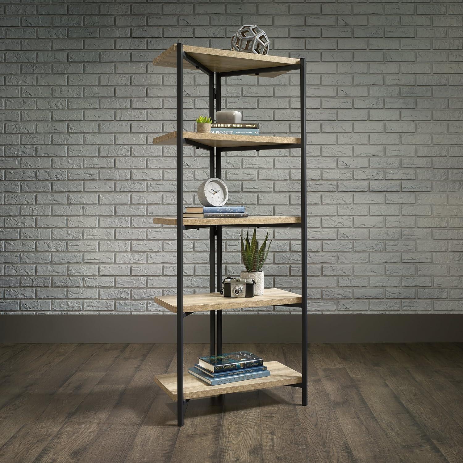 North Avenue Charter Oak 5-Shelf Floor-Standing Bookcase