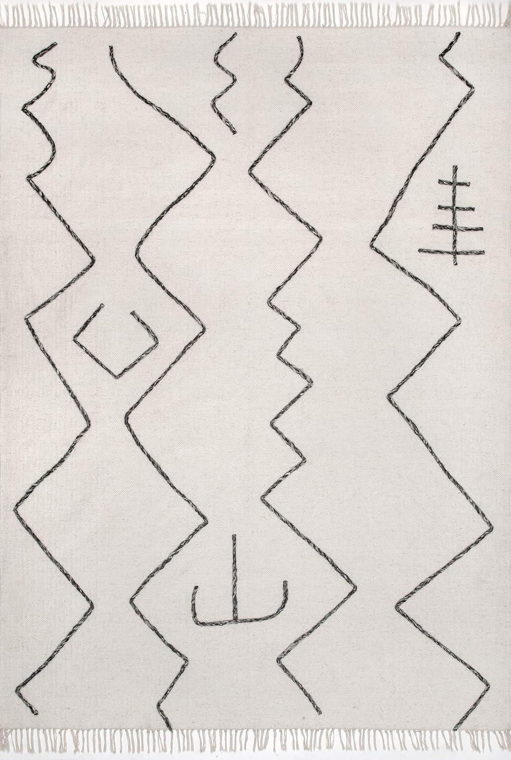 Nuloom Moira Global Flatweave Tassel Indoor Area Rug, 5' x 8'