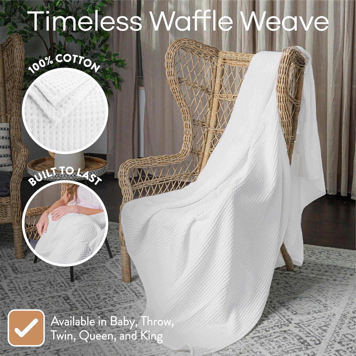 Waffle Blanket for Adults, Extra Large By Comfy Cubs