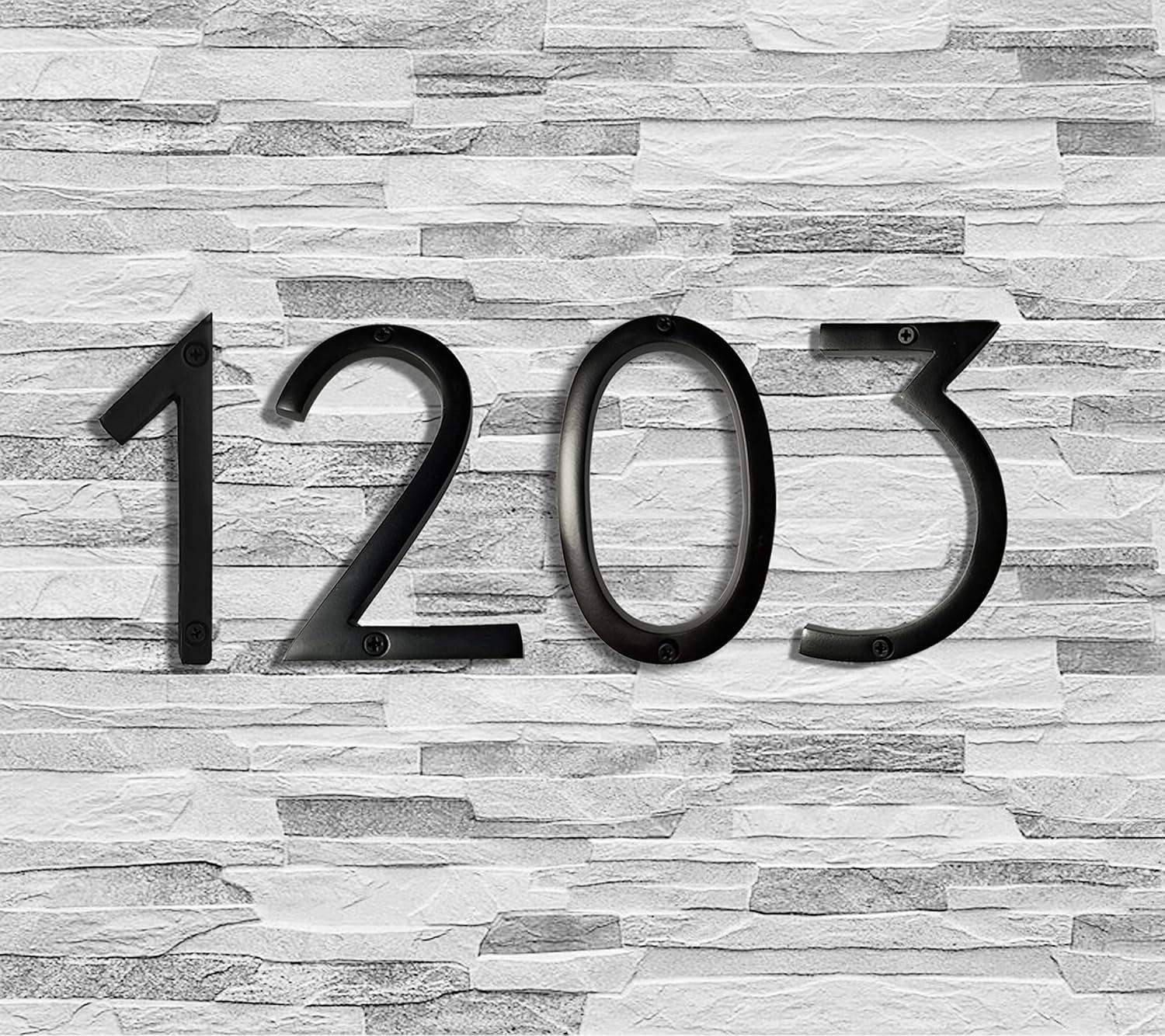 NACH Metal Floating Mount House Number